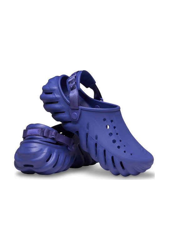 Crocs Echo Ανδρικά Σαμπό Μπλε