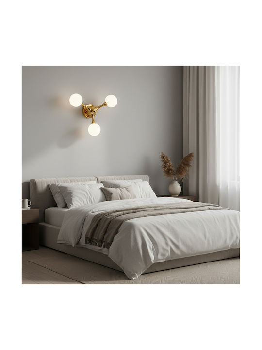 Alista Home Wandleuchte Gold 40x28cm Alista Home Wandleuchte Gold 40x28cm