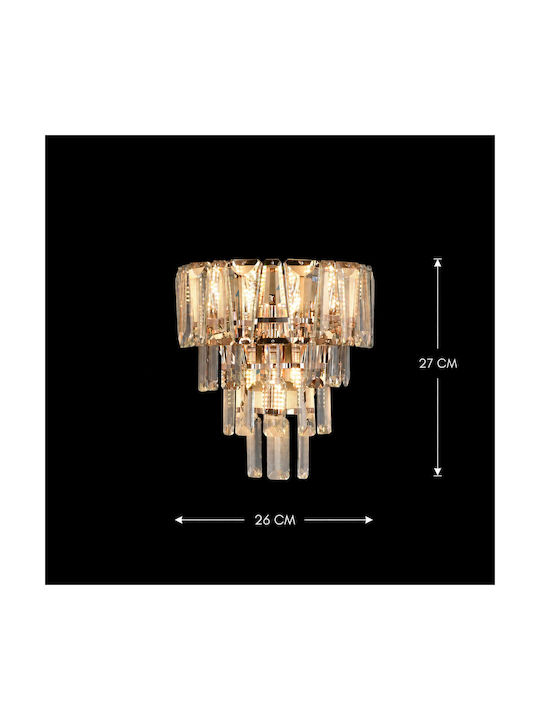 Alista Home Lampă de Perete cu Dulie E14 Auriu