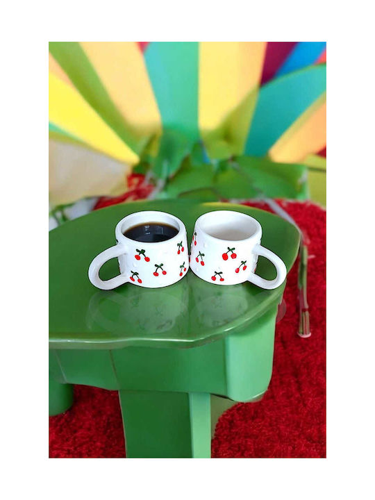 SteweHome Ceramic White Mug 2 Pieces