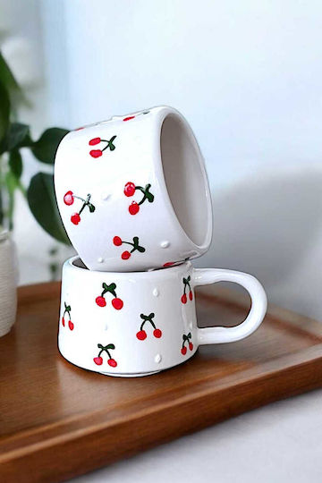 SteweHome Keramiktasse Weiß 2 Stück