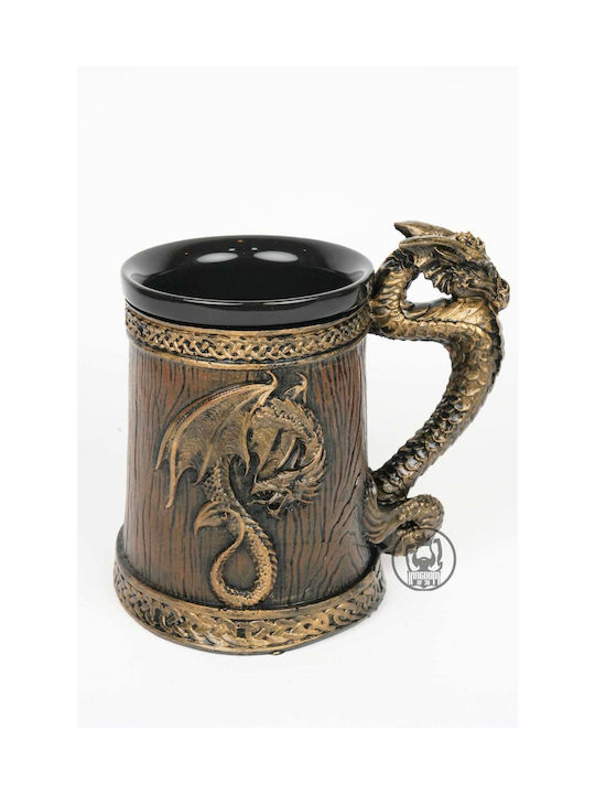 SteweHome Ceramic Brown Mug 400ml
