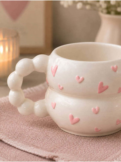 SteweHome Ceramic Pink Mug 325ml SteweHome Ceramic Pink Mug 325ml