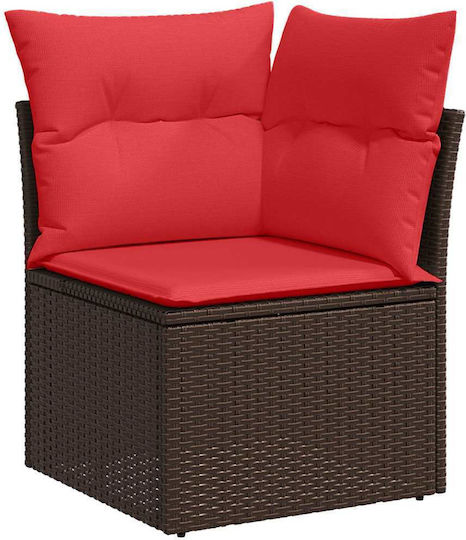 Garten- und Outdoor-Möbelsets Typsatz Wohnzimmer 7 Stück Beige mit Kissen