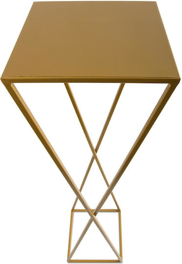 HowHomely Pflanzentöpfe Metall Gold mit Gestell