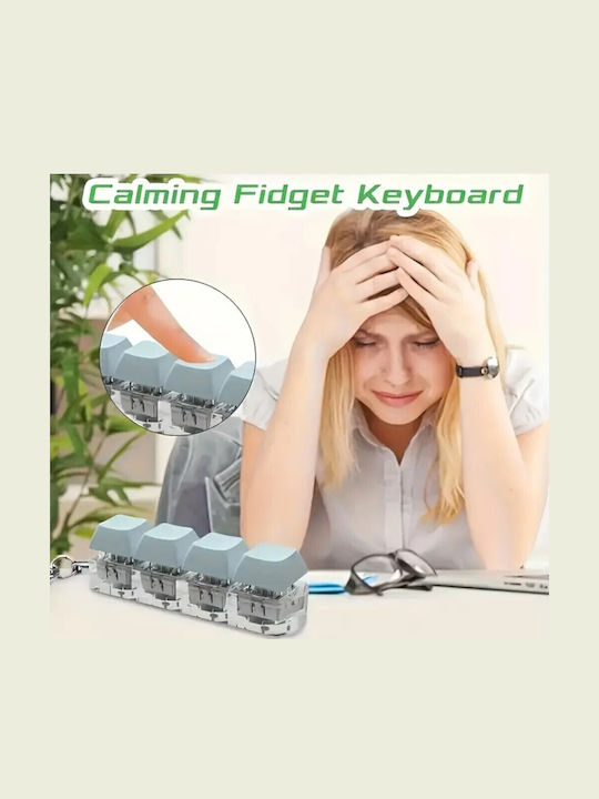 Stress Relief Keyboard Keychain Triple 11mod155