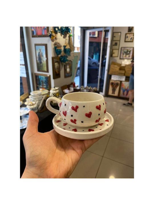SteweHome Ceramic Red Mug 200ml