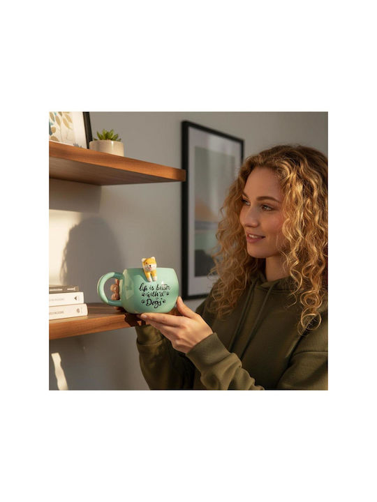 SteweHome Ceramic White Mug 350ml