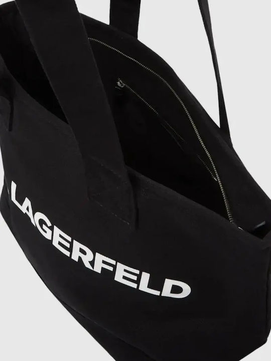 Karl Lagerfeld Τσάντα για Ψώνια σε Μαύρο χρώμα