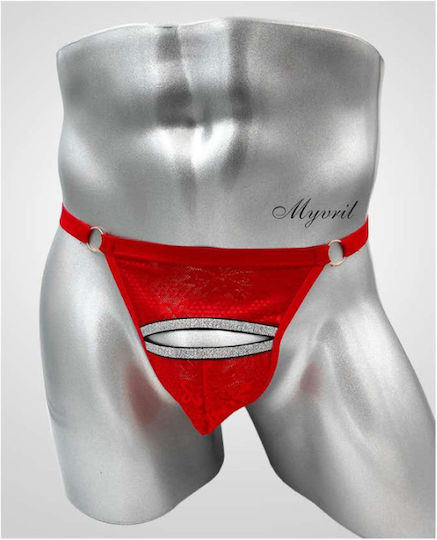 APH Ανδρικό Sexy String Μαύρο