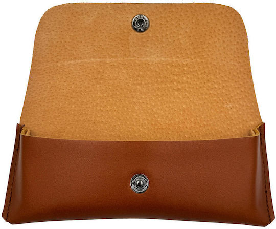 ByLeather Θήκη Γυαλιών Σκληρή με Μαγνητικό Κλείσιμο Καφέ