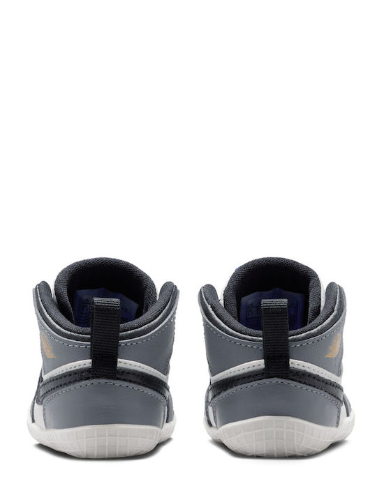 Jordan Бебешки маратонки за прегръдка Сив Jordan 1