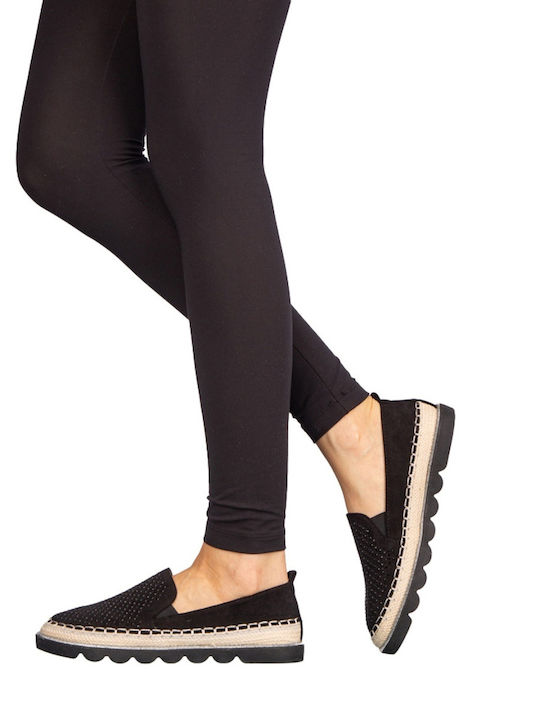 Damen Espadrilles in Schwarz Farbe
