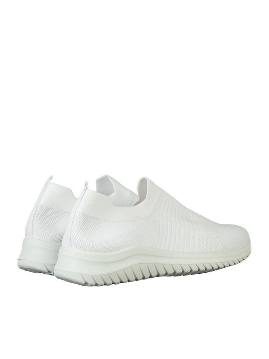 Damen Slip-Ons Stoff Weiße DM-M01-Weiße