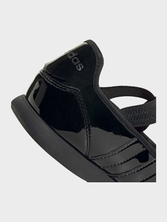 Pantofi și balerini pentru copii cu închidere Hoop & Loop Negre Mary