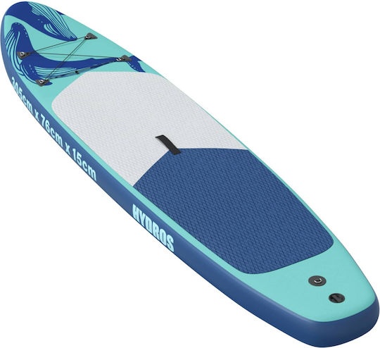 vidaXL Inflatable SUP Board with Length 3.05m Turquoise