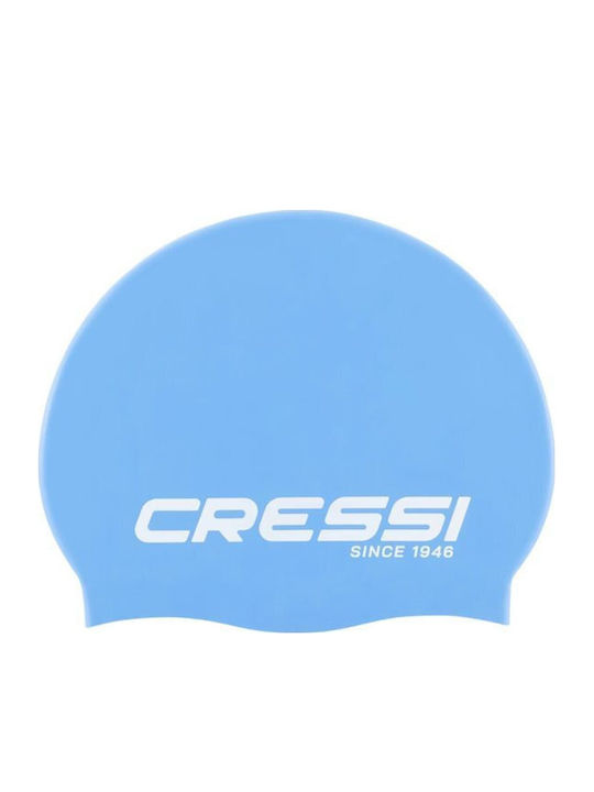 Cressi Ricky Jr Swim Cap Azure White