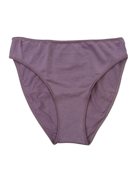 Fimelle Hohe Taille Damen Brasilien 2Pack Flieder