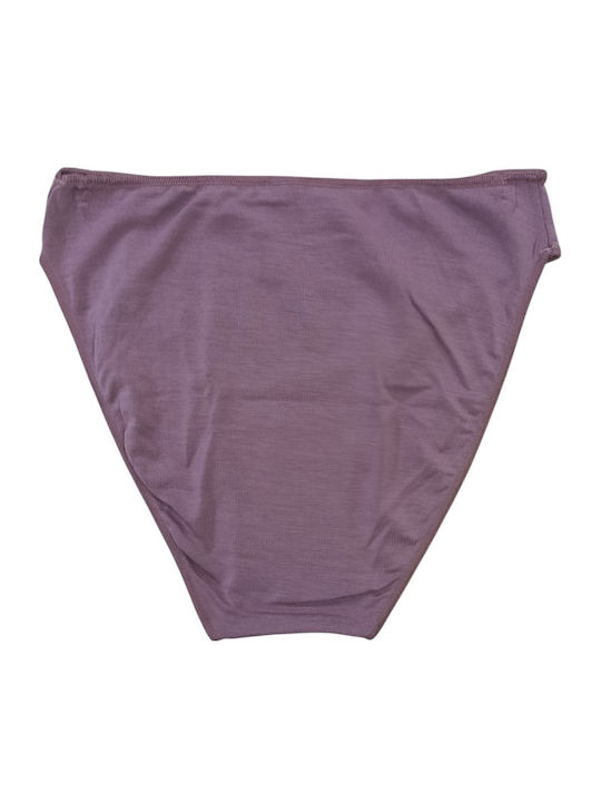 Fimelle Hohe Taille Damen Brasilien 2Pack Flieder