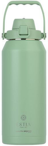 Estia Lift Flasche Save The Aegean Recycelbare Thermosflasche Rostfreier Stahl BPA-frei 1,8 l Kiefer mit Handgriff