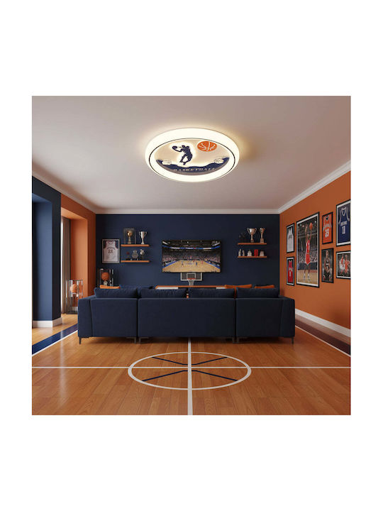 Alista Home Chandelier Kids Ceiling Light Mount Ceiling Light 88W with E27 Socket Light Blue