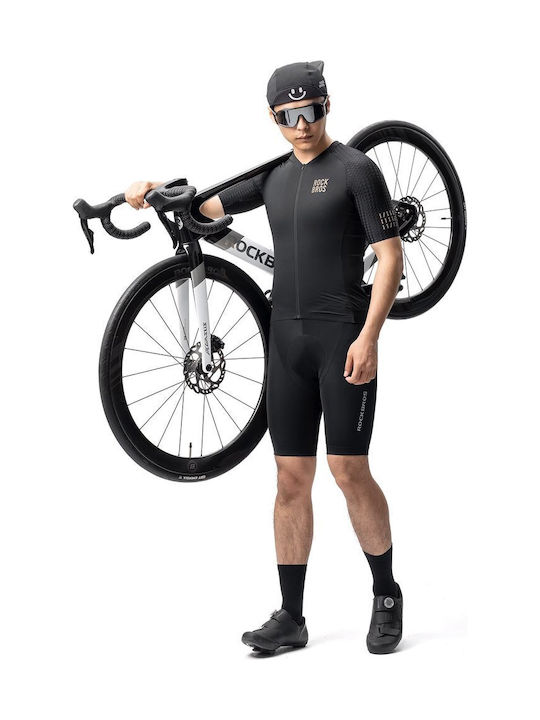 Rockbros Kurze Ärmel Fahrradtrikot Schwarz