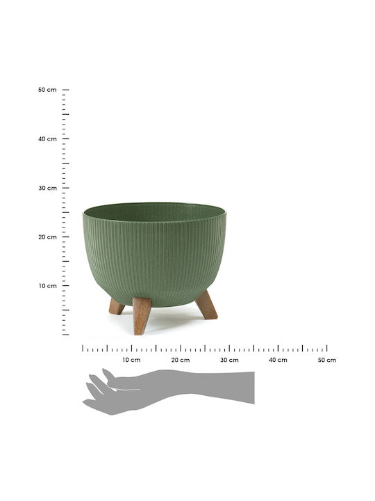 HowHomely Green Flower Pot