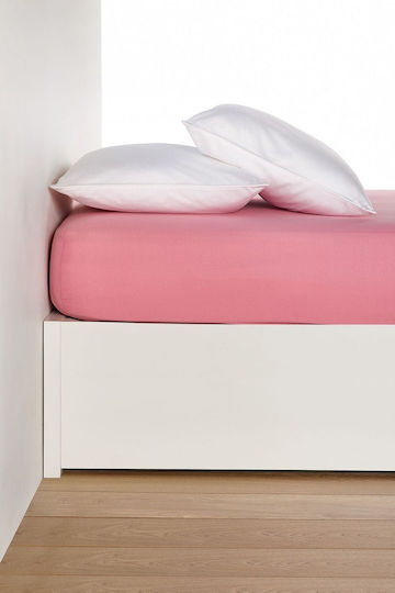 Living Home Super-Doppel Bettlaken mit Gummibettlaken 160x200+30cm Azalee 8651
