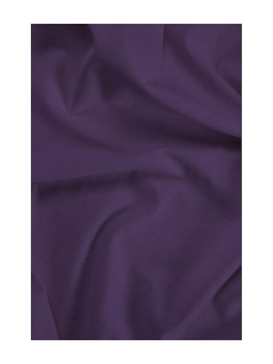 Living Home Double Bed Sheet With Rubber Hugger 160x200+30cm Brombeer