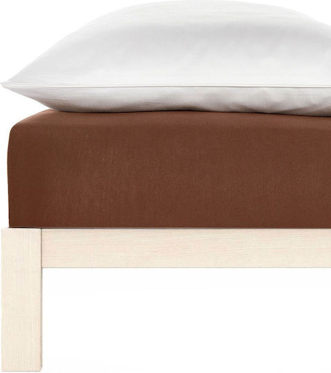 Living Home Super-Doppel Bettlaken mit Gummibettlaken 160x200+30cm Maroon 077