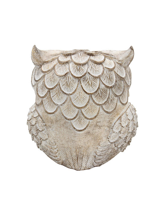 Keskor Dekorative Eule aus Polyresin 12x8x13cm