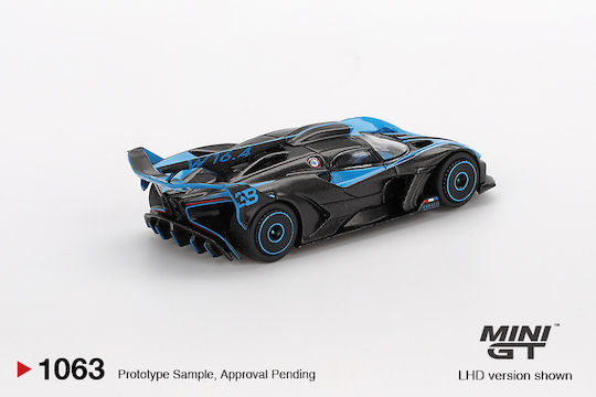 Mini GT Macheta Bugatti Bolide Statische Modelle Mit Klebstoff und Farben Schwarz Blau Maßstab 1:64