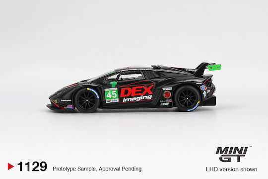 Model Mașină Lamborghini Huracan Gt3 Evo 2 #45 Dex Imaging 24 Ore Daytona 2024 Scara 1:64 Mini GT MGT01129-L
