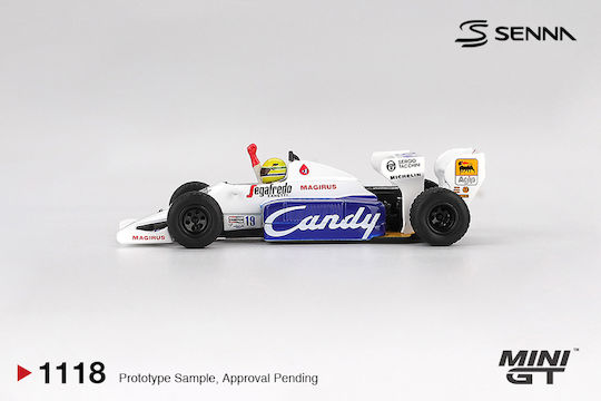 Model Mașină Toleman Tg184 #19 Ayrton Senna Locul 2 La Marele Premiu De Monaco 1984 Scara 1:64 Mini GT Mgt01118-l