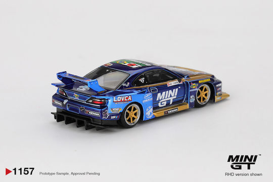 Car Model Macheta Nissan Silvia S15 Lb-super Silhouette #555 Team Mini GT Liberty Walk Formula Drift 2025 Scale 1:64 Mini GT MGT01157-R