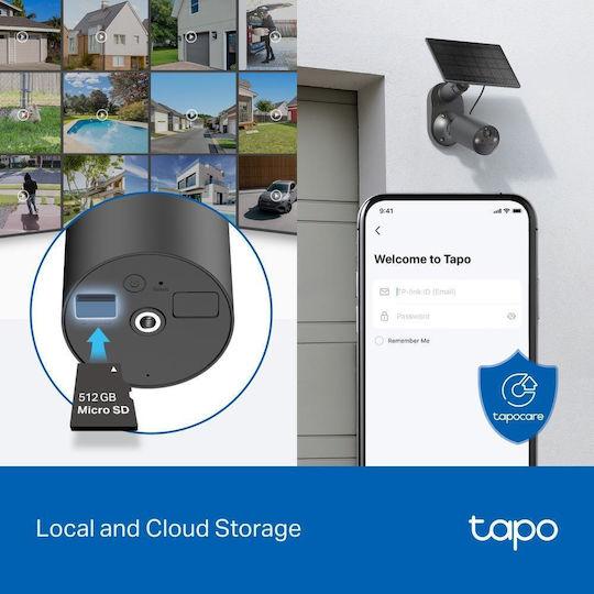 TP-LINK Tapo C411 Kit v1 IP Überwachungskamera Full HD+ 3MP Wasserdichte Batterie mit Zwei-Wege-Kommunikation