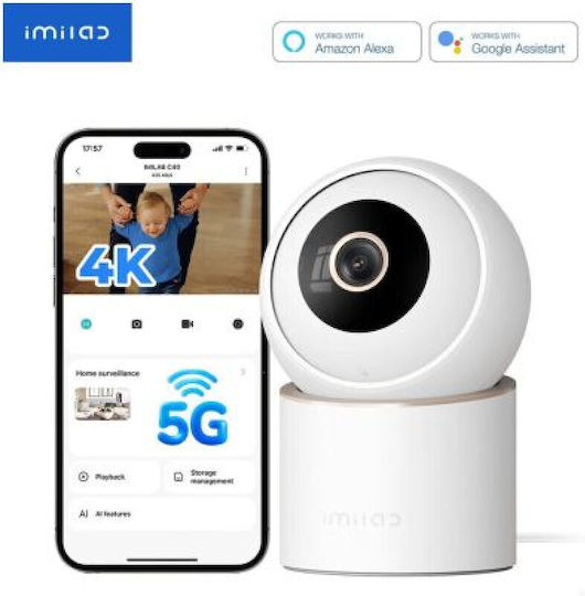 Imilab EHC-112-EU IP Überwachungskamera Wi-Fi 4K mit Zwei-Wege-Kommunikation