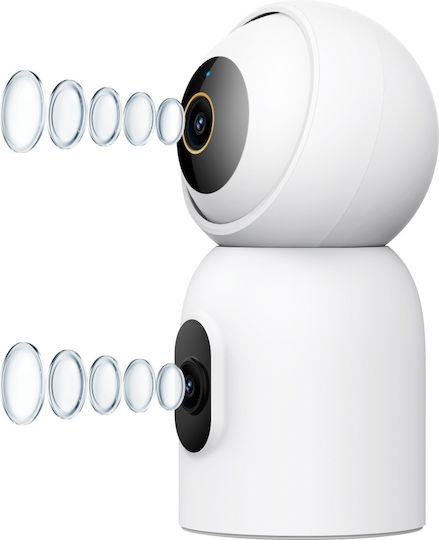 Imilab C30 Dual IP Dual Überwachungskamera Wi-Fi Full HD+ 5MP mit Lautsprecher