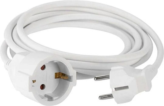 10m Extension Cable Cord 3 x 1.5mm²/10m White