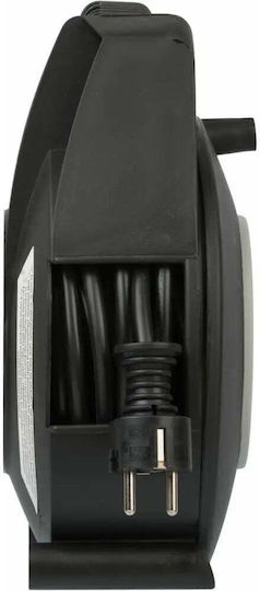 Brennenstuhl Cablu de prelungire Tip închis 4 locuri cu cablu de 5m Diametru 3 x 1.5mm² Neagră