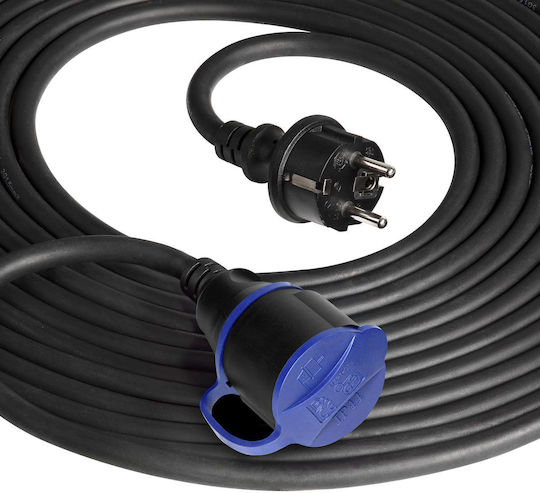 Orno Waterproof Extension Cable Cord 3 x 1.5mm²/20m Green