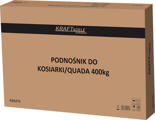 Kraft & Dele Σύστημα για Μεταφορά / Ανύψωση Φορτίων για Φορτίο Βάρους έως 400kg σε Γκρι Χρώμα