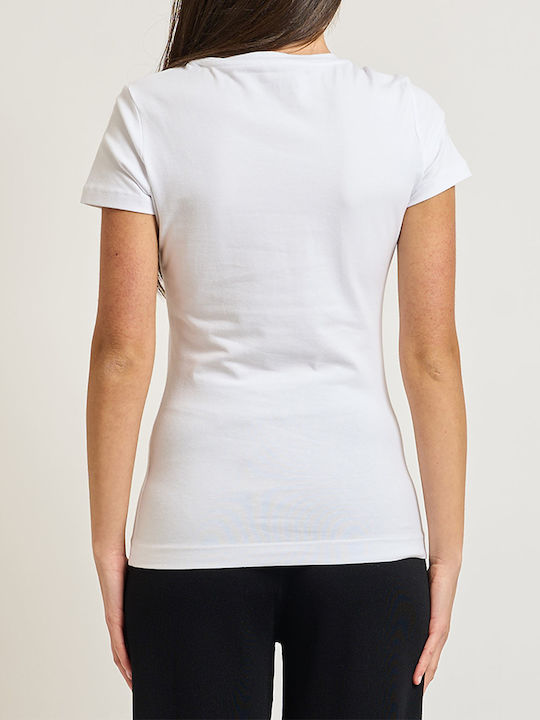 Guess Tricou Alb