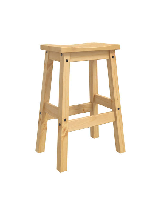 Taburete De Bar Din Lemn Ceară Miere 2 Buc 44x30x63 Cm