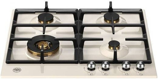 Bertazzoni P60 4L HER AX LPG Автономен Газов Плот Inox 60.2x52.2см Бежов