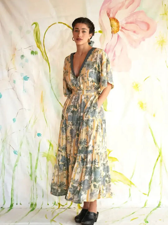 Rochie De Vară Midi Galben