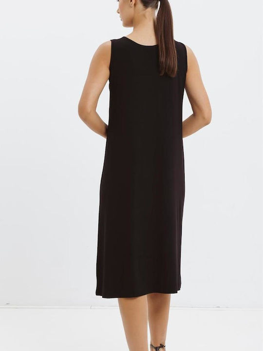 Schwarzes Damenkleid