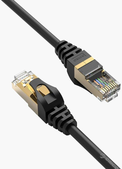 Orico Direct Attach Copper Cat.7 (10Gbps) Καλώδιο Δικτύου Ethernet εξωτερικού χώρου 3m Μαύρο