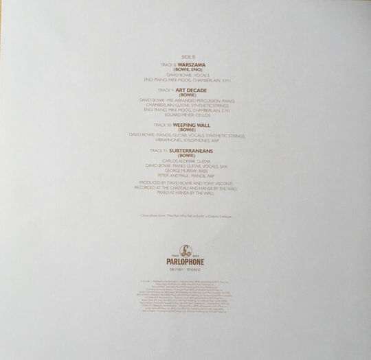 David Bowie Low Vinyl