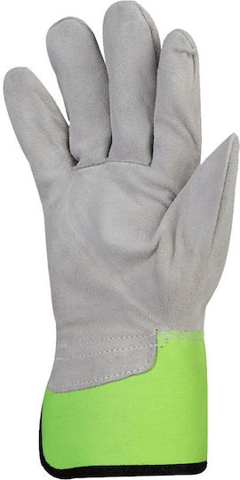 Stenso Mohave HV Gloves for Work Leather-Cotton 1pcs